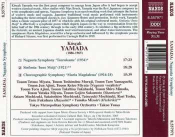 CD Kosaku Yamada: Nagauta Symphony · Inno Meiji · Maria Magdalena
