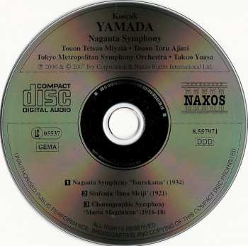 CD Kosaku Yamada: Nagauta Symphony · Inno Meiji · Maria Magdalena