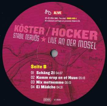 2LP Köster / Hocker: Stabil Nervös