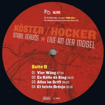 2LP Köster / Hocker: Stabil Nervös