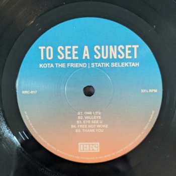LP Statik Selektah: To See A Sunset