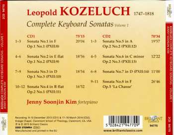 2CD Leopold Koželuh: Complete Keyboard Sonatas (Volume 1) 