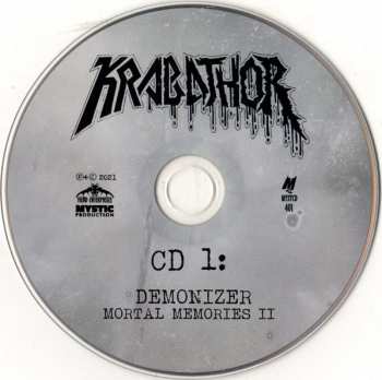 3CD/DVD Krabathor: Demonizer / Mortal Memories II LTD | DIGI