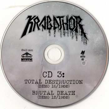 3CD/DVD Krabathor: Demonizer / Mortal Memories II LTD | DIGI