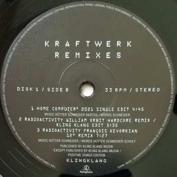 3LP Kraftwerk: Remixes