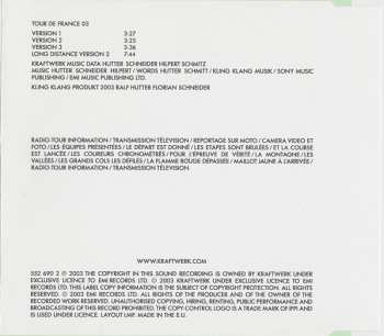 CD Kraftwerk: Tour De France 2003