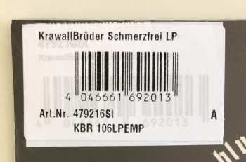 LP Krawallbrüder: -Schmerzfrei- LTD | CLR