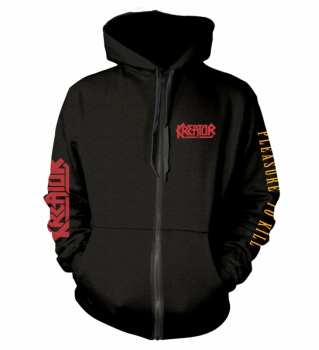 Merch Kreator: Hoodie Met Rits Pleasure To Kill
