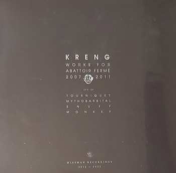 4LP/Doos Kreng: Works For Abattoir Fermé 2007 - 2011 LTD