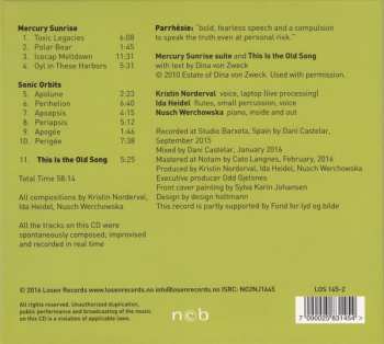 CD Kristin Norderval: Parrhésie