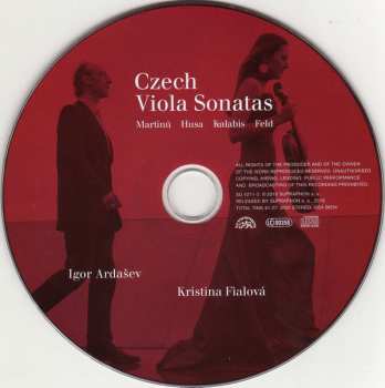CD Bohuslav Martinů: Czech Viola Sonatas