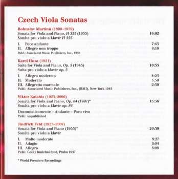 CD Bohuslav Martinů: Czech Viola Sonatas