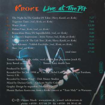 CD Kroke: Live At The Pit