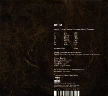 CD Kronos Quartet: Uniko