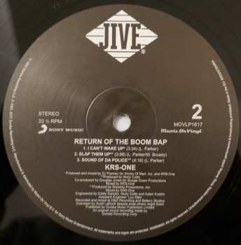 2LP KRS-One: Return Of The Boom Bap LTD