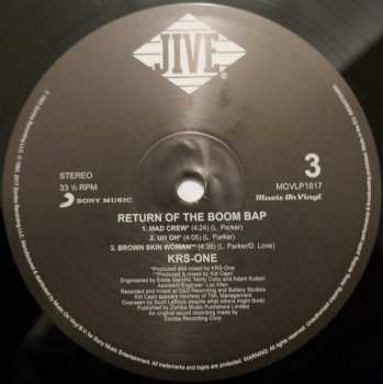 2LP KRS-One: Return Of The Boom Bap LTD