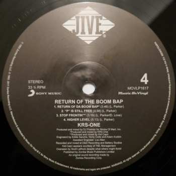2LP KRS-One: Return Of The Boom Bap LTD