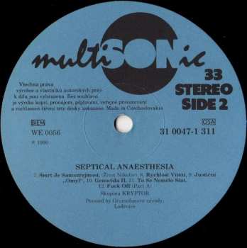 LP Kryptor: Septical Anaesthesia