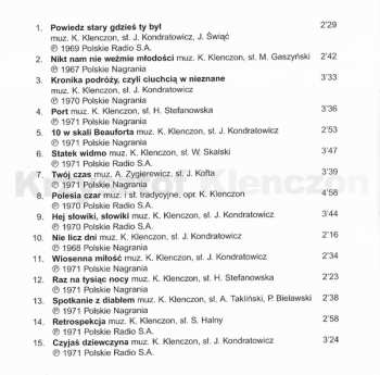 CD Krzysztof Klenczon: Pożegnanie Z Gitarą