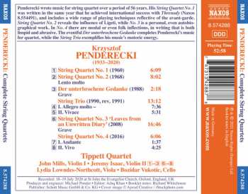 CD Krzysztof Penderecki: Complete Music For String Quartet