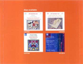 CD Krzysztof Penderecki: Complete Music For String Quartet