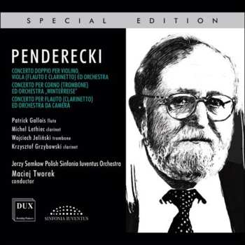 Album Krzysztof Penderecki: Concerto Doppio Für Flöte,klarinette & Orchester