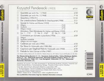 CD Krzysztof Penderecki: Musica Da Camera