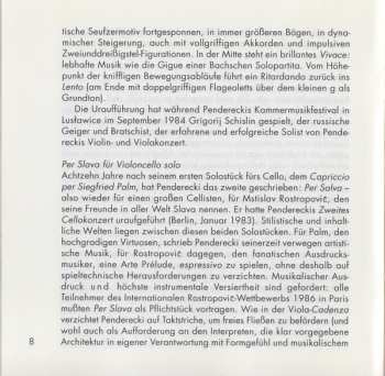 CD Krzysztof Penderecki: Musica Da Camera