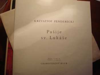 2LP/Doos Krzysztof Penderecki: Pašije Sv. Lukáše
