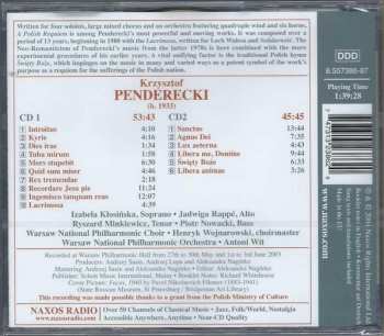 5CD/Doos Krzysztof Penderecki: The Choral Works Of Krzysztof Penderecki