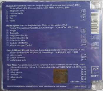 CD Tomasz Tomaszewski: Violin Duos