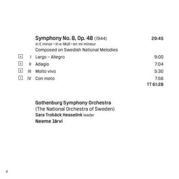 SACD Göteborgs Symfoniker: Orchestral Works, Volume 2