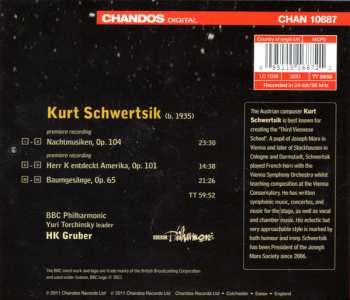 CD BBC Philharmonic: Baumgesänge ● Nachtmusiken ● Herr K entdeckt Amerika