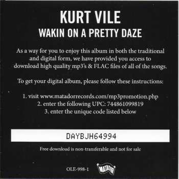 2LP Kurt Vile: Wakin On A Pretty Daze