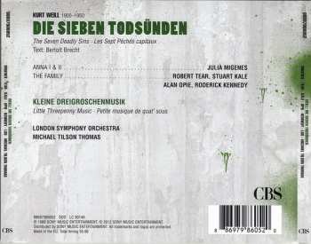 CD The London Symphony Orchestra: The Seven Deadly Sins / Little Threepenny Music (Die Sieben Todsünden)