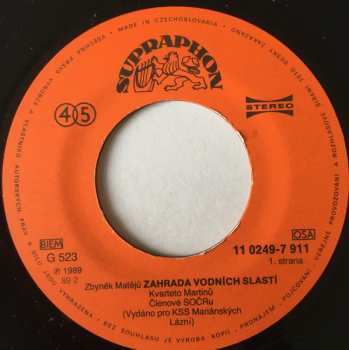 SP Martinů Quartet: Zahrada Vodných Slastí / Musica Mariana Per Fontana