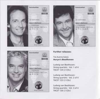 2CD Ludwig van Beethoven: Auryn's Beethoven (String Quartets ∙ Vol. 4 Of 4 Op. 130, 131, 133, 135)