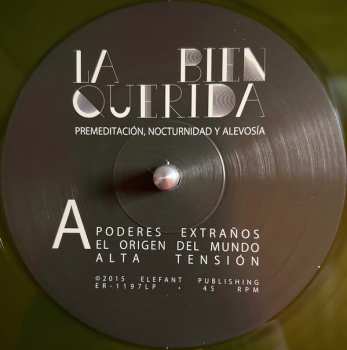 2LP La Bien Querida: Premeditación, Nocturnidad Y Alevosía CLR | LTD