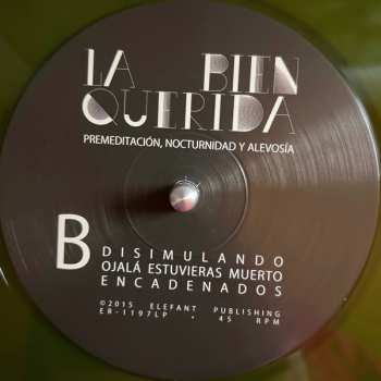 2LP La Bien Querida: Premeditación, Nocturnidad Y Alevosía CLR | LTD