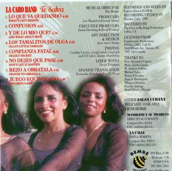 CD La Caro Band: Te Salva