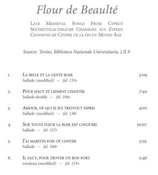 CD Corina Marti: Flour De Beaulté