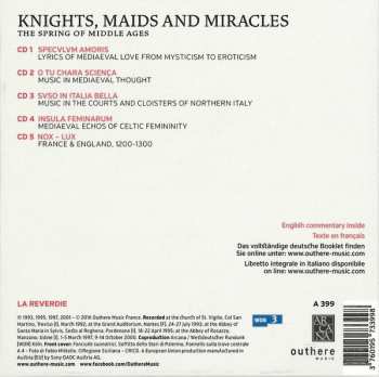 5CD/Doos La Reverdie: Knights, Maids And Miracles: The Spring Of Middle Ages