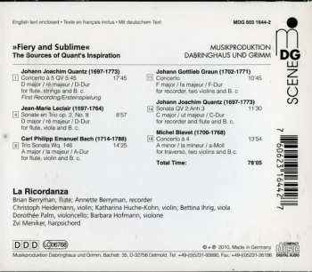 CD La Ricordanza: Fiery And Sublime; The Sources Of Quant's Inspiration