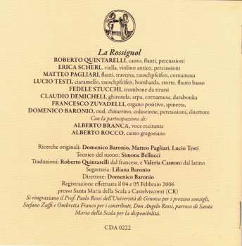 CD La Rossignol: Ars Magica