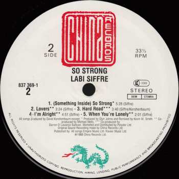 LP Labi Siffre: So Strong