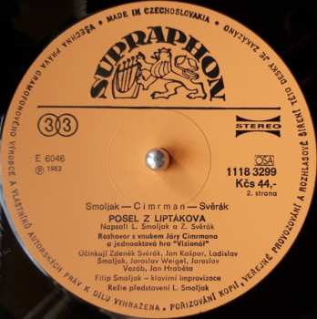 LP Zdeněk Svěrák: Posel Z Liptákova