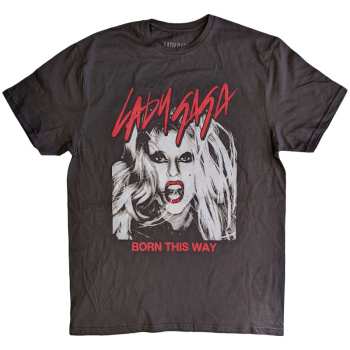  Lady Gaga: Lady Gaga Unisex T-shirt: Born This Way Photo (xx-large) XXL