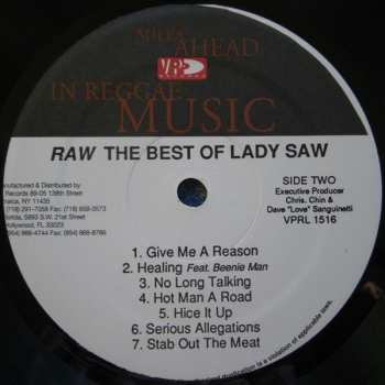 LP Lady Saw: Raw - The Best Of Lady Saw