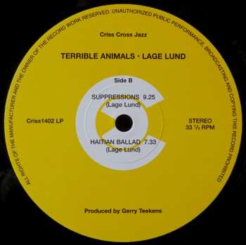 2LP Larry Grenadier: Terrible Animals