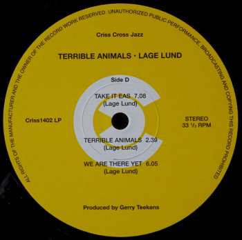 2LP Larry Grenadier: Terrible Animals